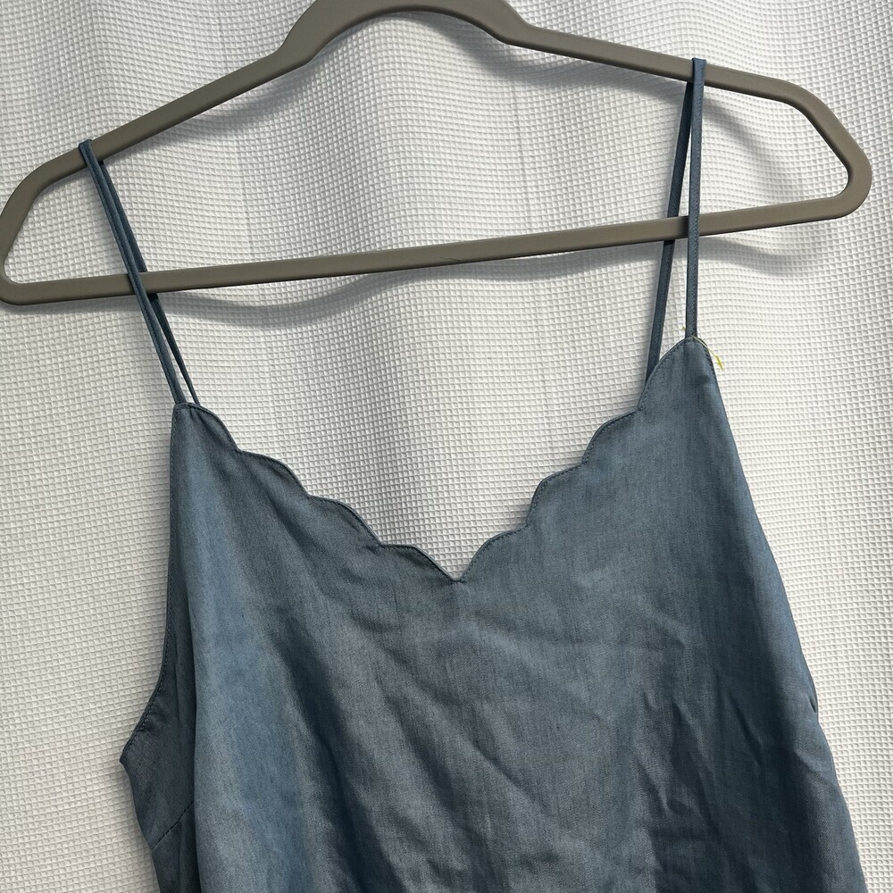Harper Heritage Scallop Neckline Baby Blue Camisole Small Summer‎ Classic